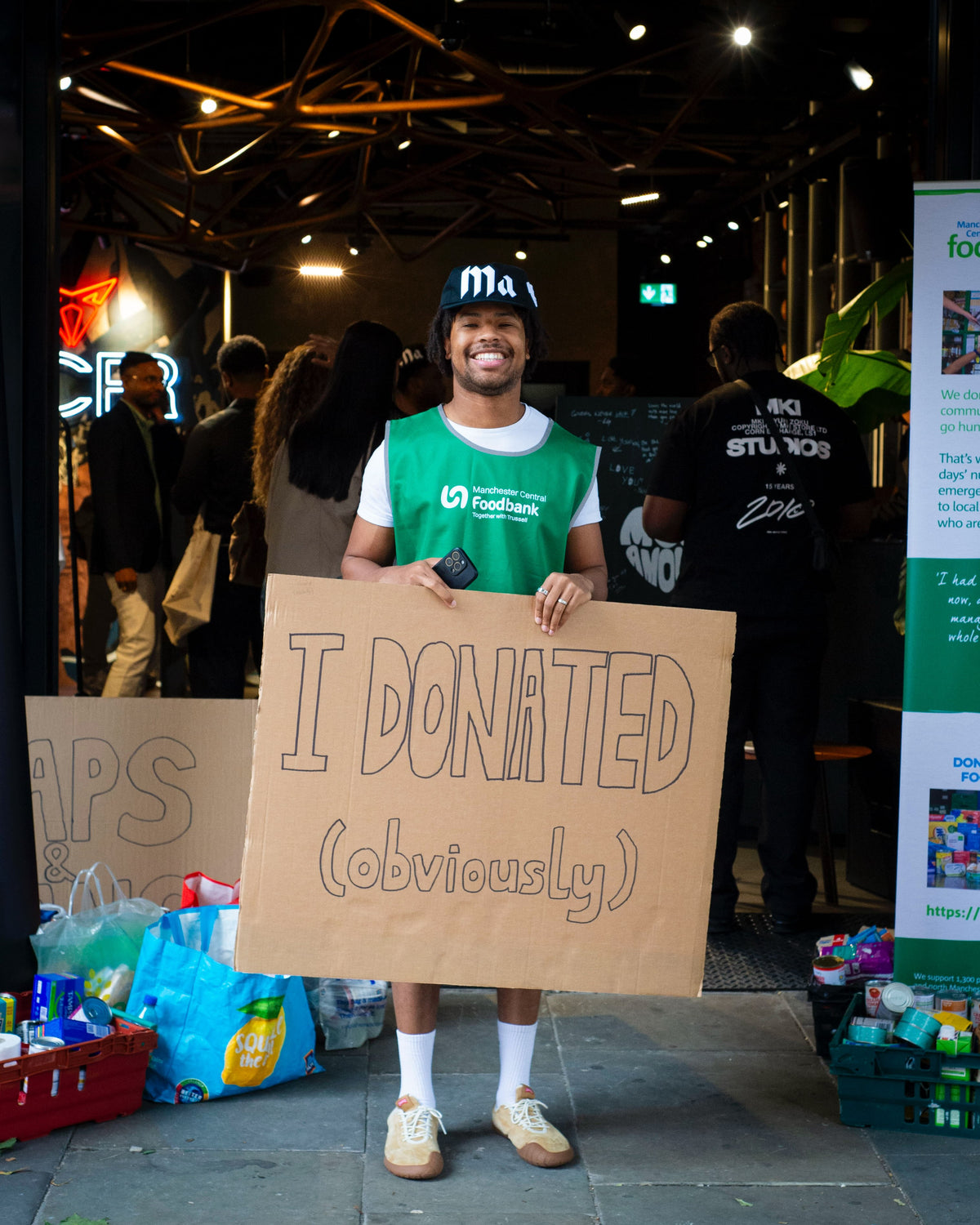 Coffee, cans and community.